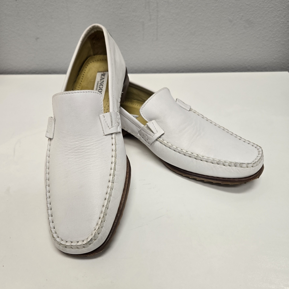 Ragoni Classic White Slip-On Loafers